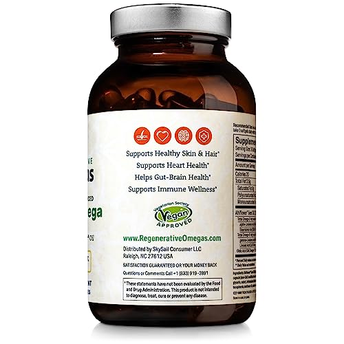Ahiflower Oil Softgels - Balanced Vegan Omega 3-6-9