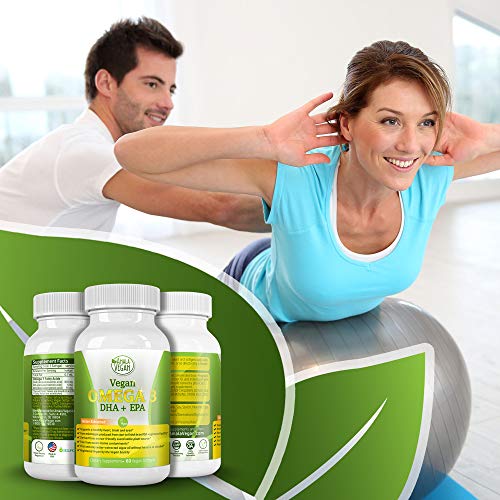 Powerful Vegan Omega 3 Algae Oil Supplement