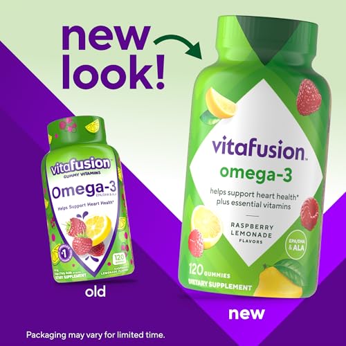 Vegan Omega-3 Gummies for Heart Health, 120 Count