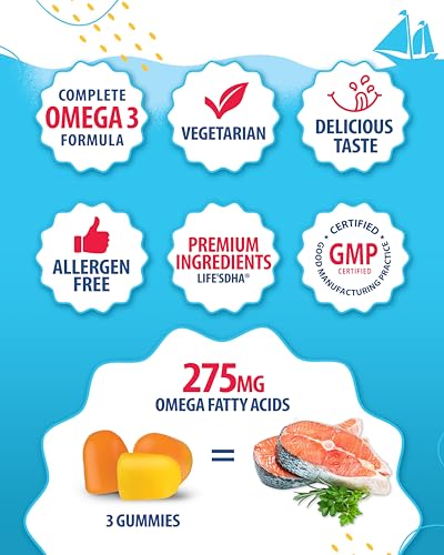 Vegan Omega 3 Gummies for Kids and Adults