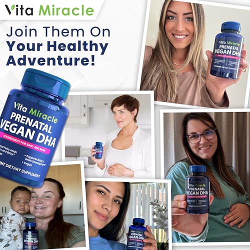 Vegan Prenatal DHA 800mg - Optimal Mom & Baby Support