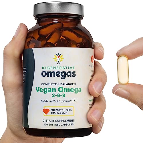 Ahiflower Oil Softgels - Balanced Vegan Omega 3-6-9