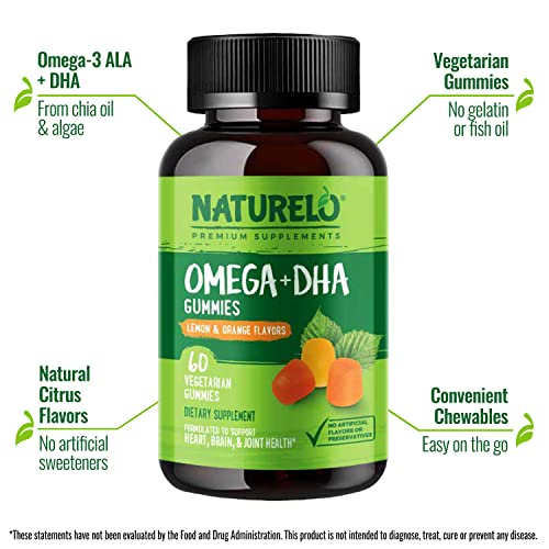 Vegan Omega-3 DHA Gummies for Heart & Brain