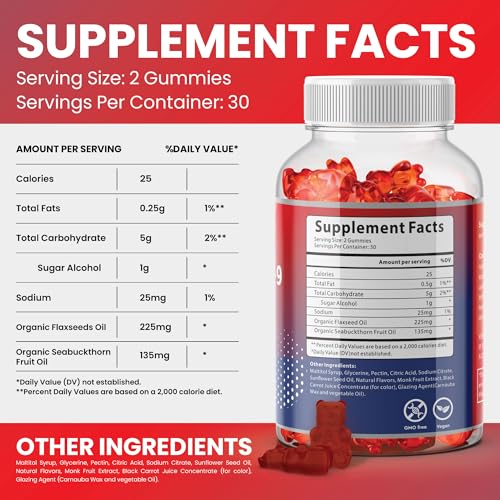 Vegan Omega 3 Gummies for Heart and Brain