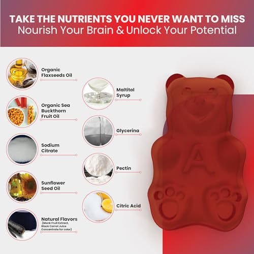 Vegan Omega 3 Gummies for Heart and Brain