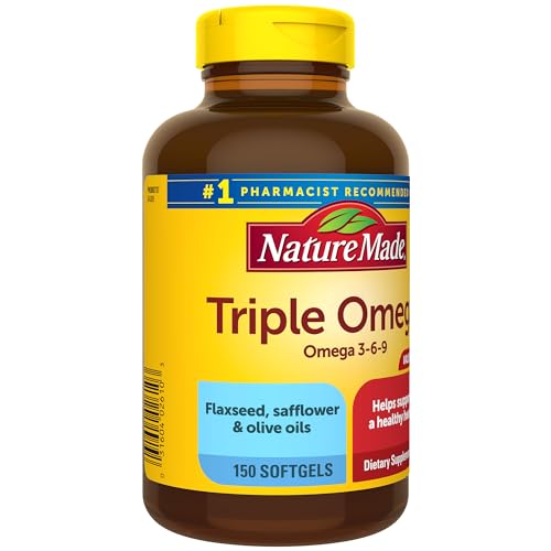 Vegan Triple Omega 3-6-9 Softgels for Heart Health
