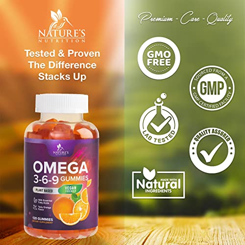 Triple Strength Vegan Omega 3 Gummies - 120 Count