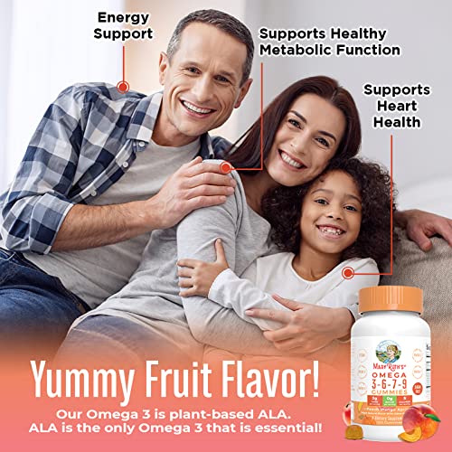 Mary Ruth's Vegan Omega Multi Gummies, 120 Count