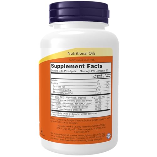 Vegan Omega 3-6-9 Blend Softgels, 1000 mg