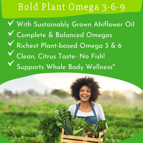Bold Botanica Vegan Omega 3-6-9 with Ahiflower Oil
