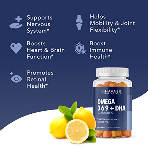 Vegan Omega 3-6-9 Gummies for Optimal Health