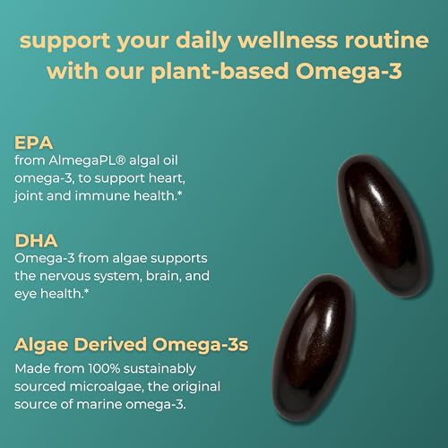Plant-Based Omega-3 Softgels for Whole-Body Support