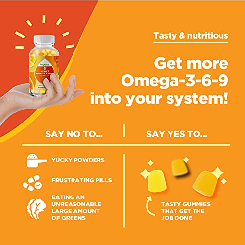 Delicious Vegan DHA Omega 3 Gummies for Adults