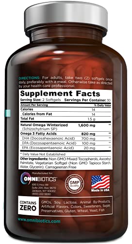 Algal Omega-3: Vegan DHA+EPA Prenatal Supplement