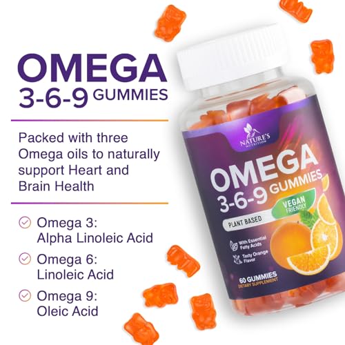 Vegan Omega 3 Gummies - Triple Strength Heart & Brain Support