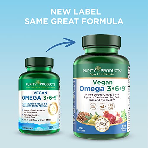 Vegan Omega 3-6-9 Essential Fatty Acid Complex