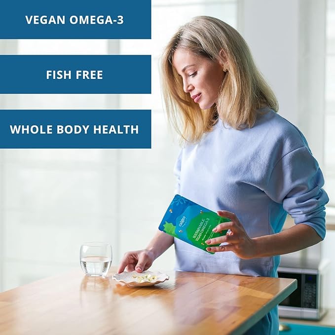 Calgee Vegan Omega-3 Algae Oil, 450mg (60 Ct)