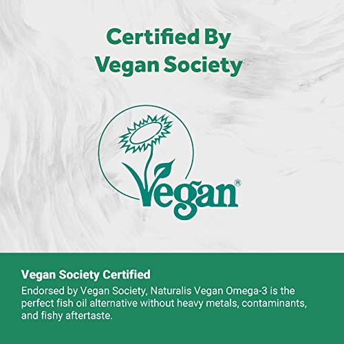 Naturalis Vegan Omega 3 Algae Softgels - 120 Count
