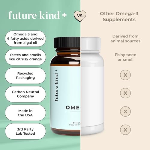 Future Kind Vegan Omega 3 Algae Supplements