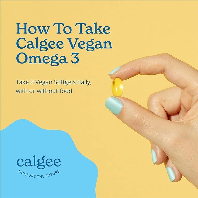 Calgee Vegan Omega-3 Algae Oil, 450mg (60 Ct)