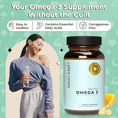 Future Kind Vegan Omega 3 Algae Supplements
