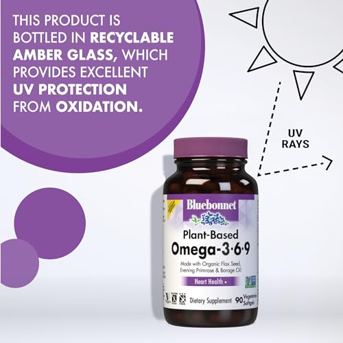 Vegan Plant-Based Omega 3-6-9 Softgels 1000 mg
