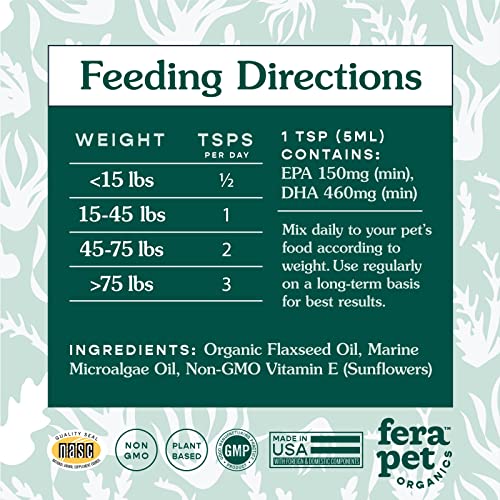 Fera Pets Vegan Omega 3 for Dogs & Cats