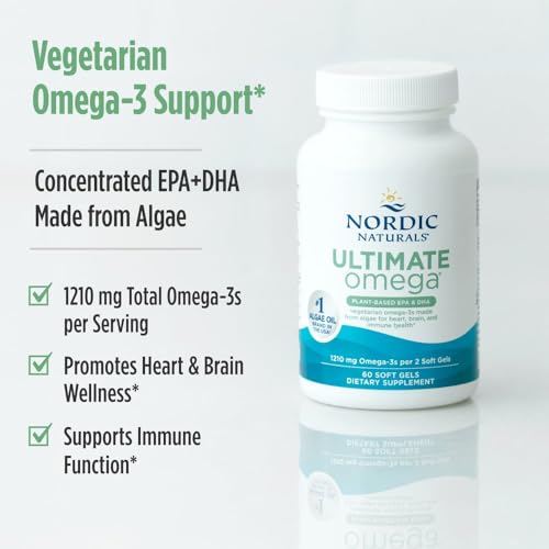 Vegan Omega-3 Ultimate Algae Soft Gels - 60 Count