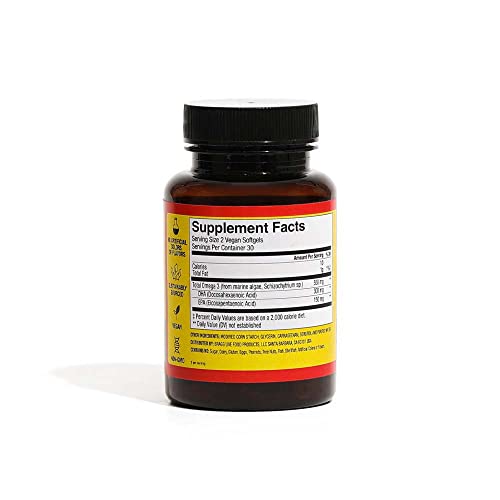 Bragg Vegan Omega 3 from Marine Algae - 60 Softgels