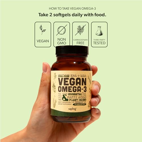 Vegan Omega 3: Plant-Based DHA & EPA Formula