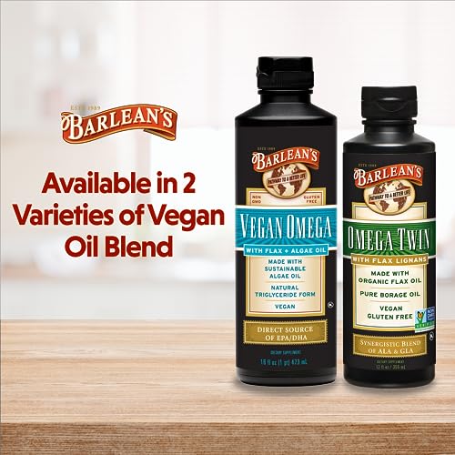 Vegan Omega 3 Liquid Flax & Algae Oil