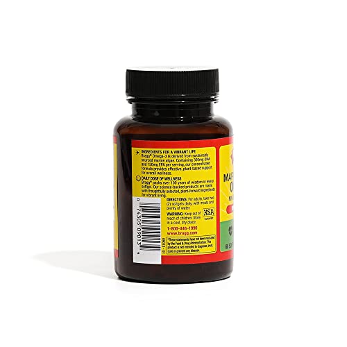 Bragg Vegan Omega 3 from Marine Algae - 60 Softgels