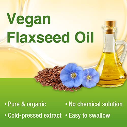 1500mg Lovita Vegan Flaxseed Oil ALA Omega-3
