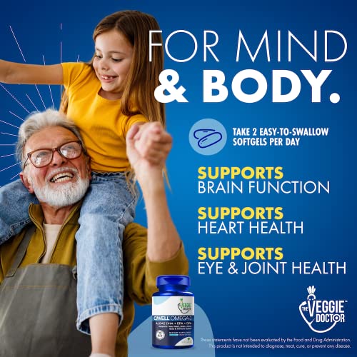 Plant-Based Omega 3 Algae Supplement for Health