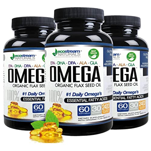 Vegan Omega 3-6-9 with Flax Seed Oil