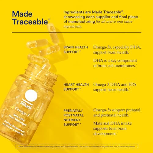 Vegan Omega 3 DHA & EPA for Heart Health