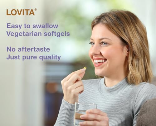1500mg Lovita Vegan Flaxseed Oil ALA Omega-3