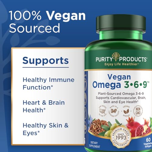 Vegan Omega 3-6-9 Essential Fatty Acids