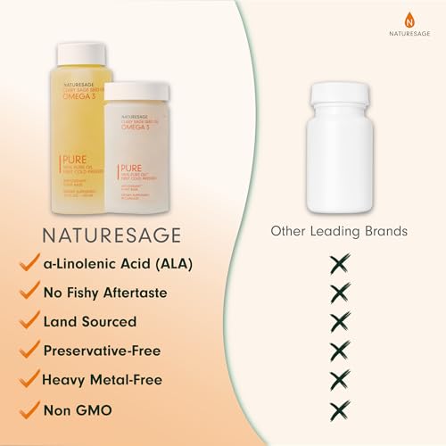 Naturesage Plant-Based Omega 3 Capsules - 90 Count