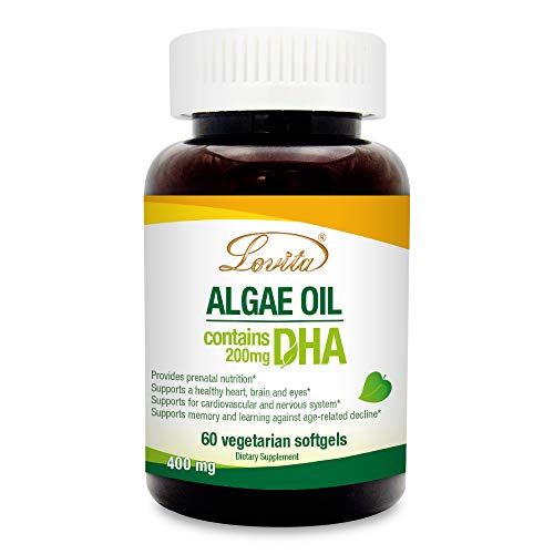Lovita Vegan Omega 3 Algae Oil Softgels