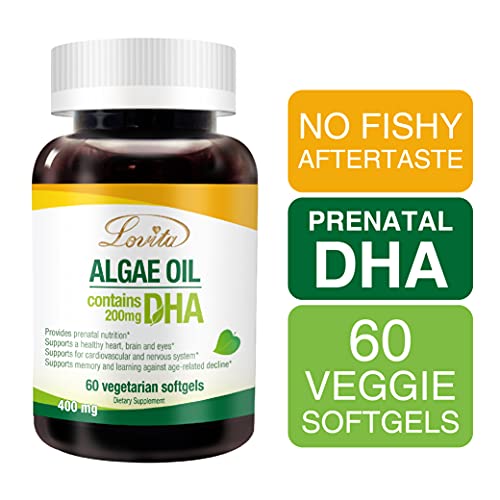 Lovita Vegan Omega 3 Algae Oil Softgels