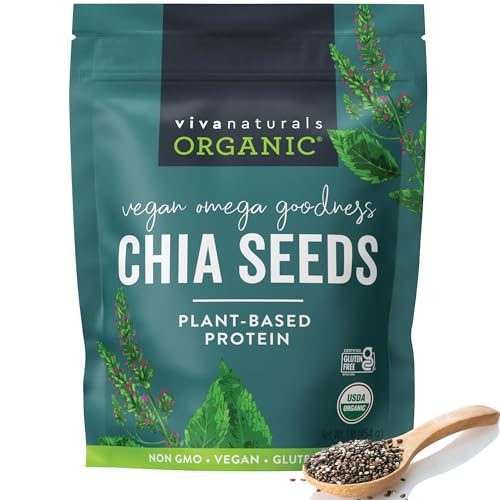 Organic Chia Seeds - Vegan Omega-3 Superfood
