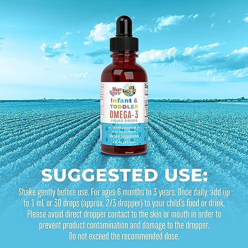 MaryRuth's Vegan Omega-3 Liquid Drops for Kids