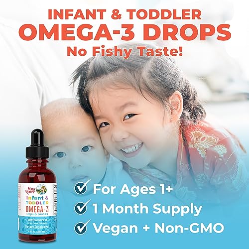 MaryRuth's Vegan Omega-3 Liquid Drops for Kids