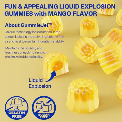 Vegan Omega-3 Gummies with Turmeric for Wellness