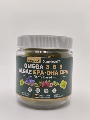 Sugar-Free Vegan Omega 3 Gummies - 60 Count