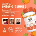 Vegan Omega 3 Gummies with Vitamin C - 60 Count