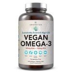 Amandean Vegan Omega 3 Algal Softgels - 120 Count