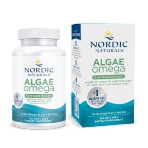 Vegan Omega-3 Algae Oil Softgels - 120 Count