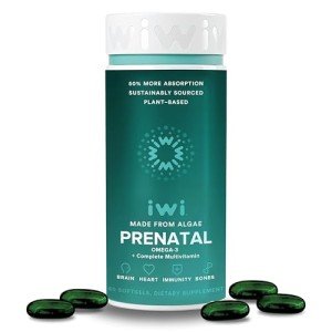 Vegan Prenatal Omega 3 Multivitamins with Essential Nutrients